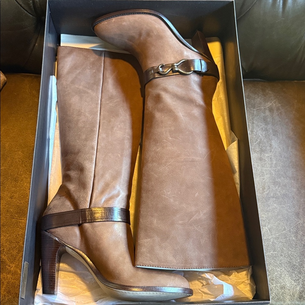 Cole Haan Brown Leather Boots Size 11 NWB